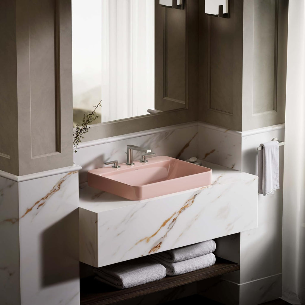 KOHLER Vox 23 in. Rectangular Drop-In Vessel Bathroom Sink