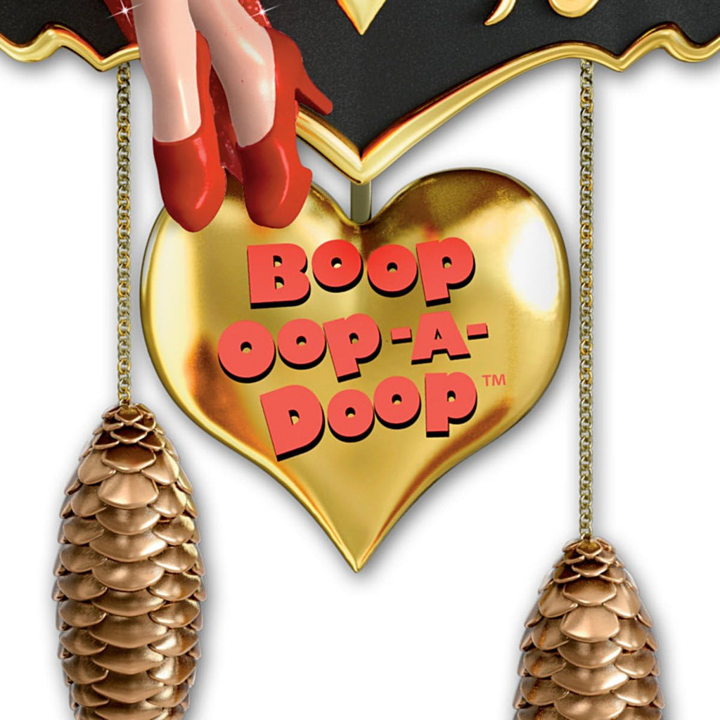 The Bradford Exchange Sculpted Betty Boop Cuckoo Clock with Lights and Sound