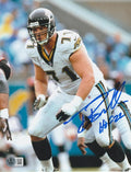 TONY BOSELLI JACKSONVILLE JAGUARS HOF 22 JSA AUTHENTICATED ACTION SIGNED 8x10 - Autographed NFL Photos