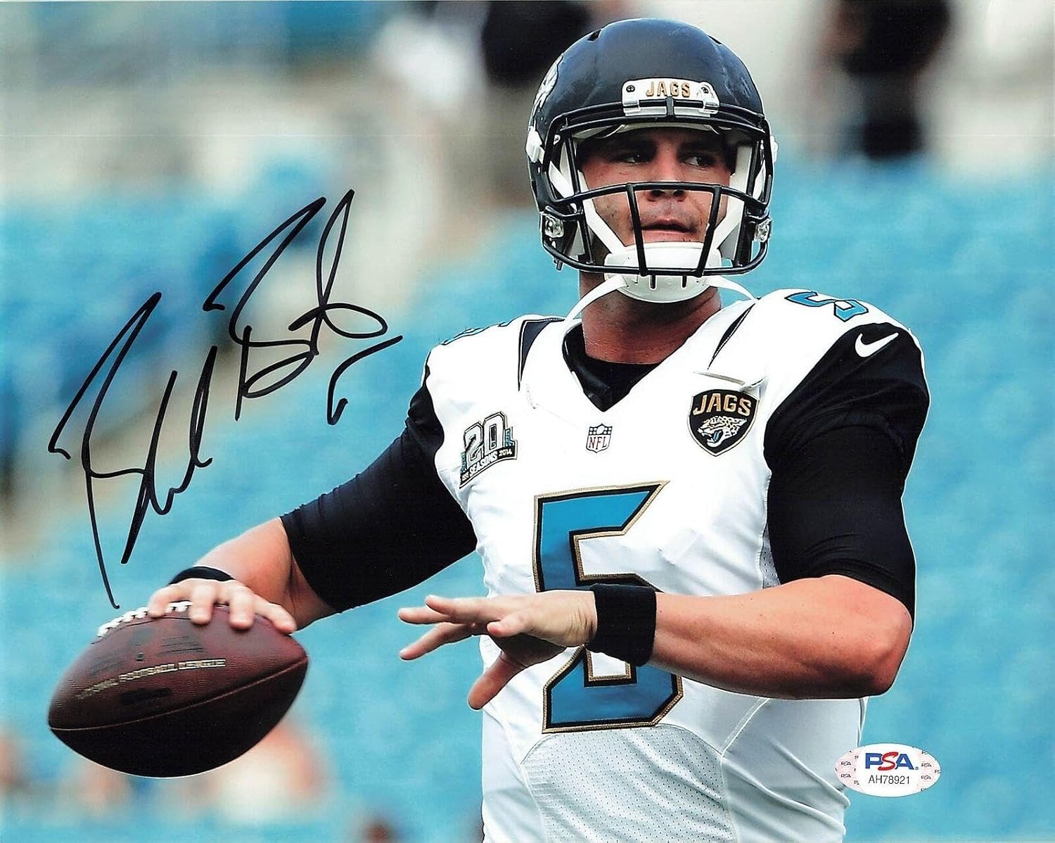Blake Bortles signed 8x10 photo PSA/DNA Jacksonville Jaguars Autographed - Autographed NFL Photos
