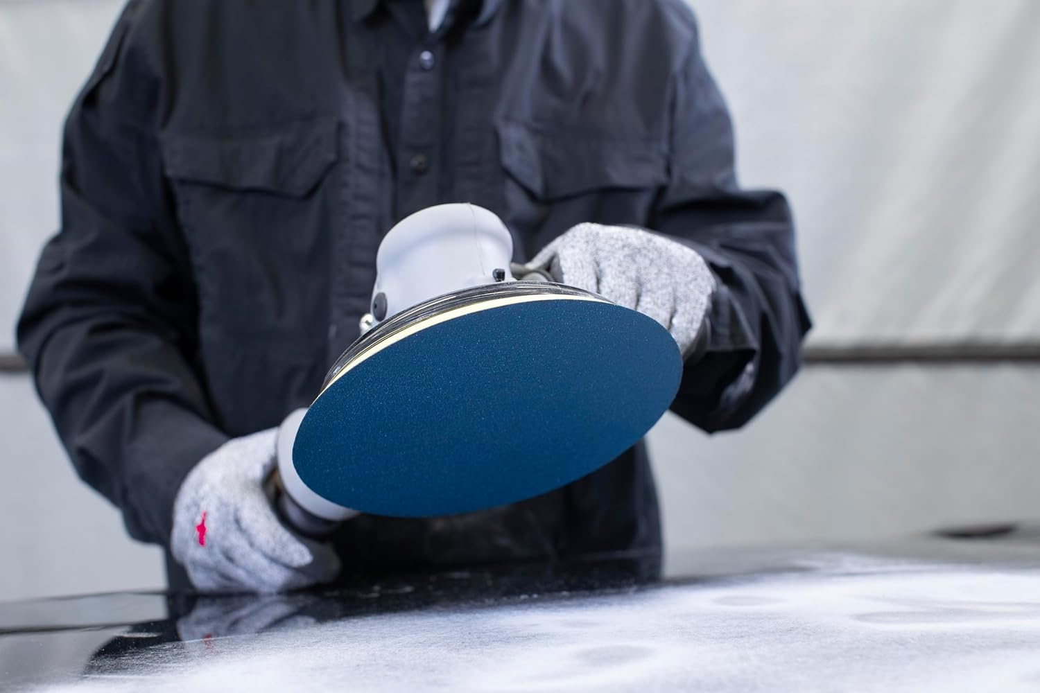 3M Hookit Blue Abrasive Disc 36530, 36E, 8 in, No Hole, 50 Discs, Excellent Performance and Cut, Sanding Discs for Paint, Primer, Metal, Collision Repair