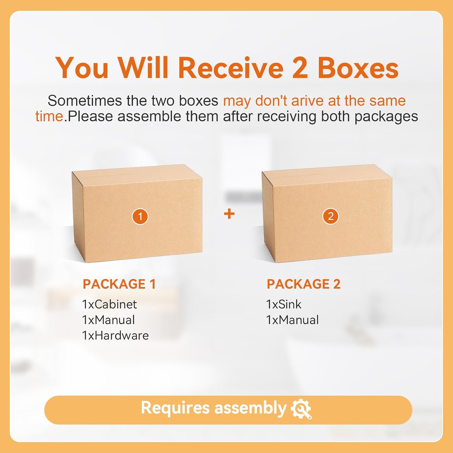 24 Inch Bathroom Vanity with Ceramic Basin and Countertop, Modern Bathroom Vanity with Sink, Narrow Design for Small Bathroom (Blue Shaker)