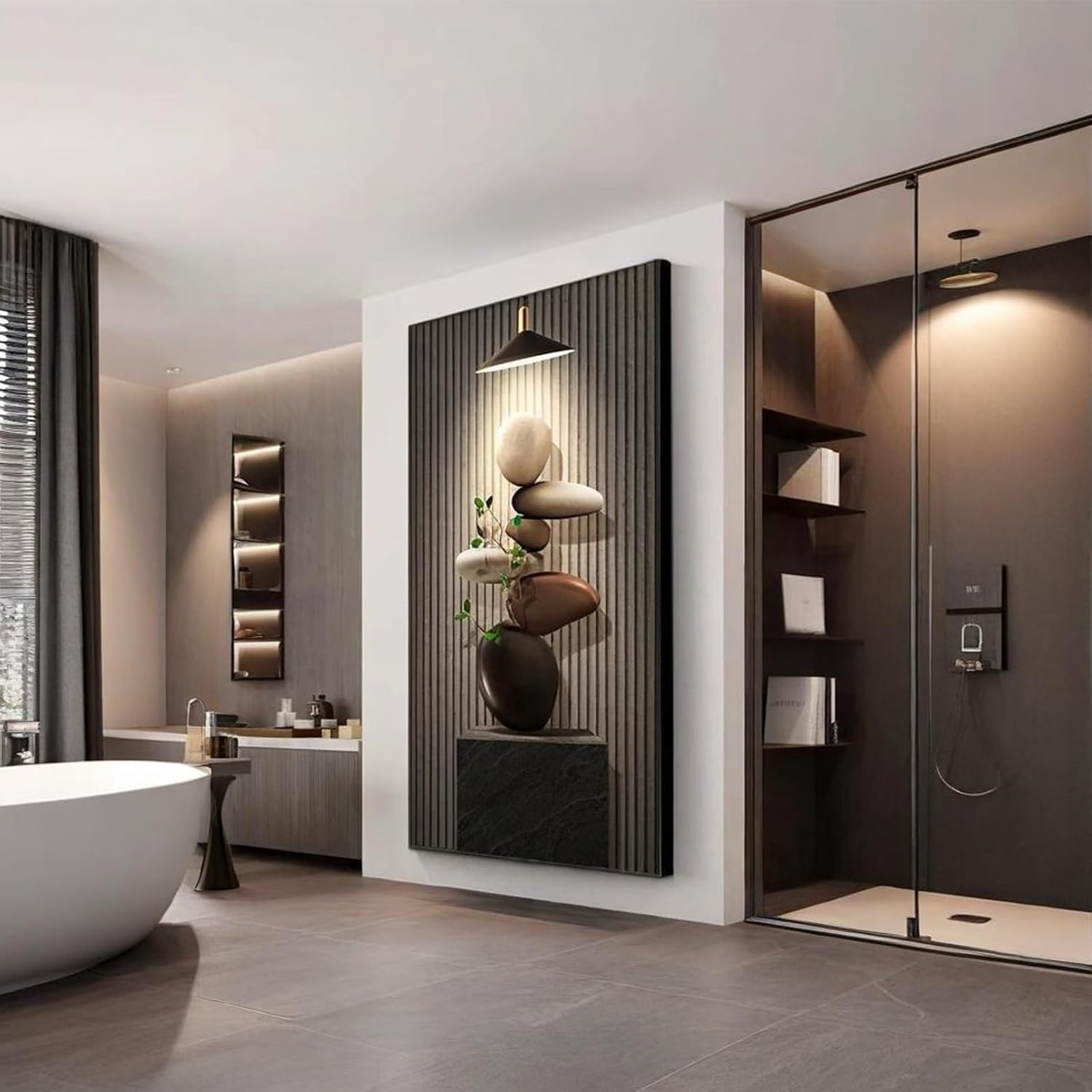 Wall Mounted Electrical Panel Cover, Decorative Aluminum Frame for Indoor/Outdoor Use, Ideal for Living Room and Office