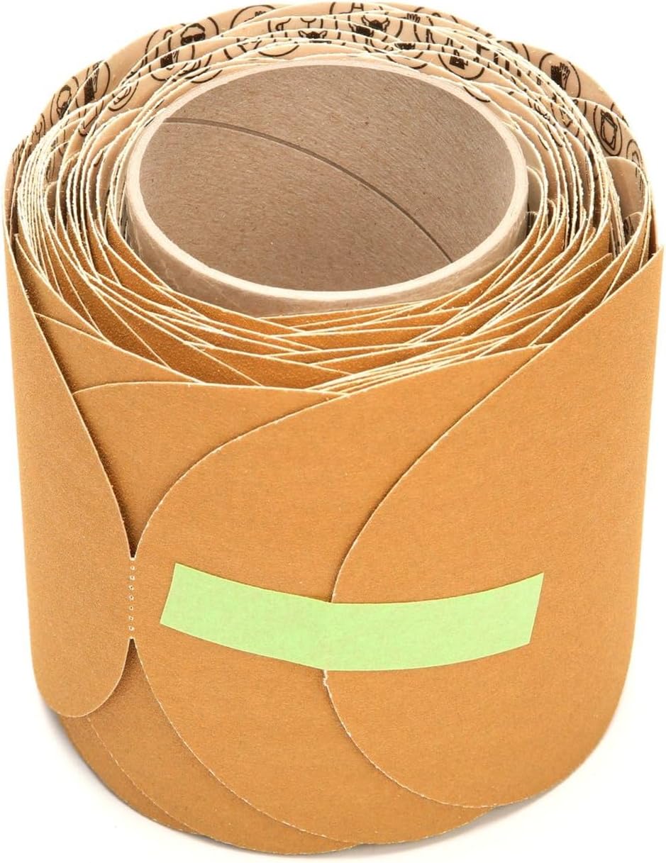 3M(TM) Stikit(TM) Paper Disc Roll 363I, 5 in x NH P120 F-weight, 100 discs per roll