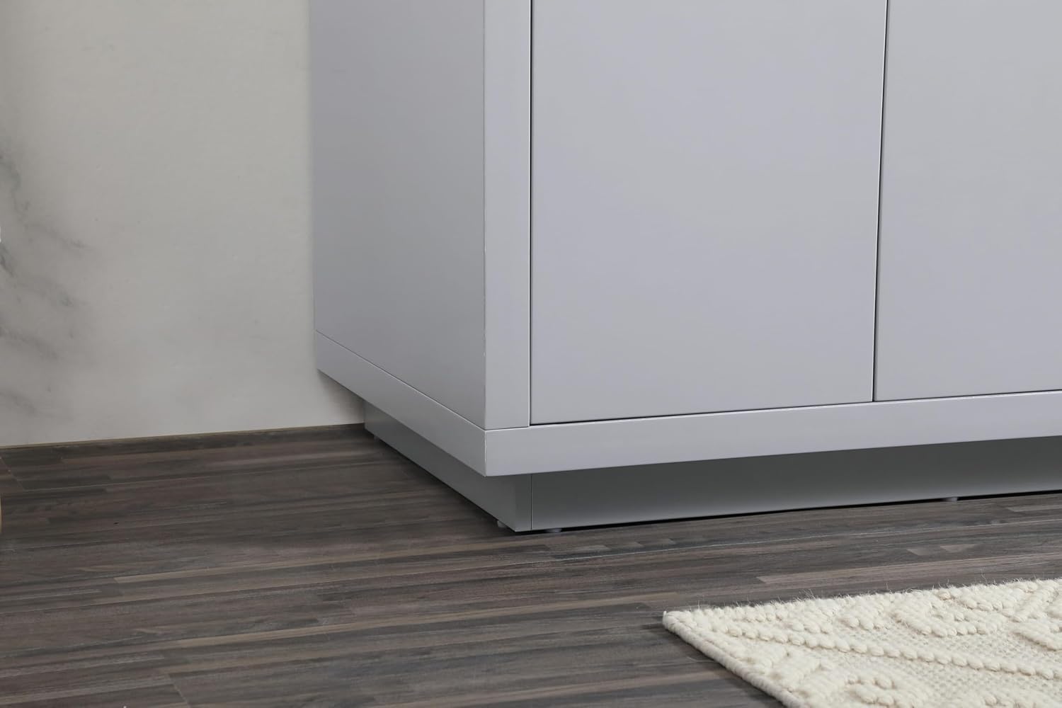 42 Single Bathroom Vanity, with Engineered Marble Top Soft-Close, Grey