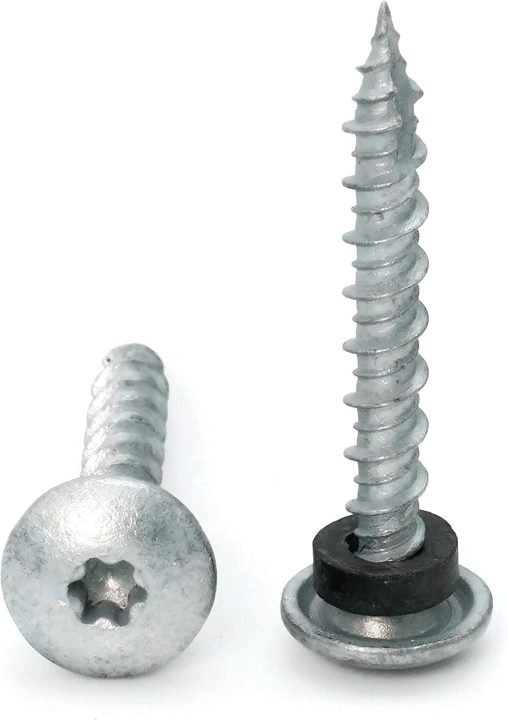 Low Profile Mechanical Galvanized Roofing Screws - #10 x 2' Qty 1000