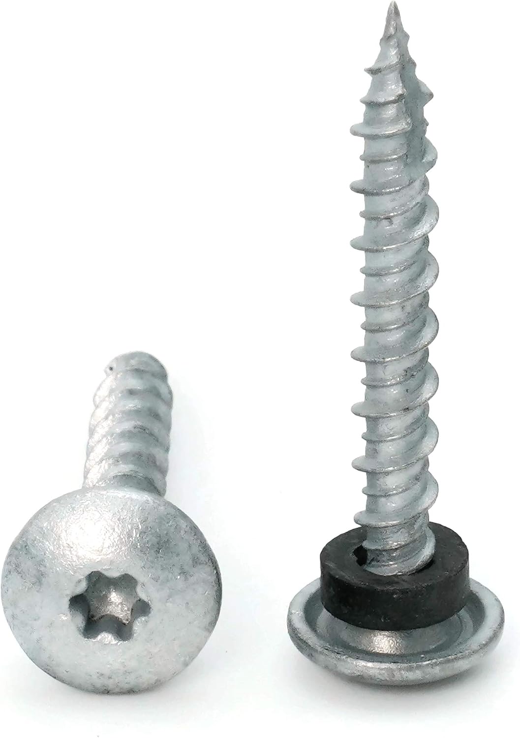 Low Profile Mechanical Galvanized Roofing Screws - #10 x 2' Qty 1000