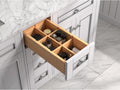 Legion Furniture White Vanity Sink Cabinet with Carrara Top - 30', 36', 60', 72' Sizes White/60
