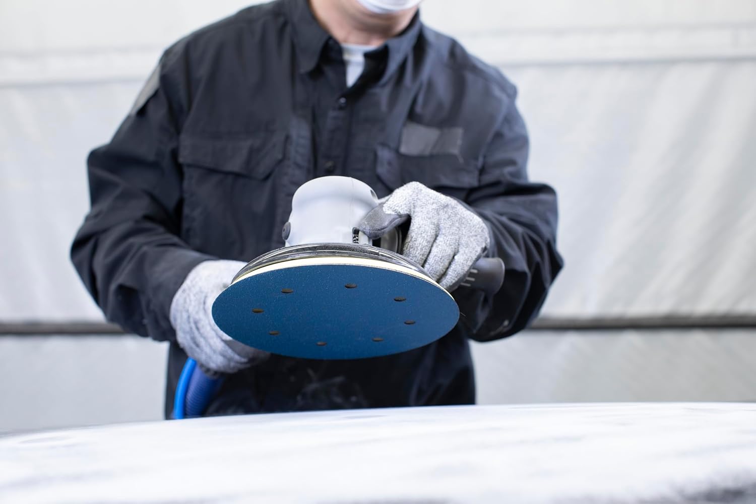 3M Hookit Blue Abrasive Disc 36521, 80E, 6 in, Dust-Free, 50 Discs, Excellent Performance and Cut, Sanding Discs for Paint, Primer, Metal, Collision Repair