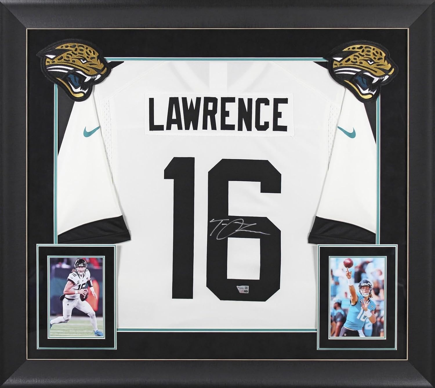 Jaguars Trevor Lawrence Signed Nike Limited Framed Jersey Fanatics - Autographed NFL Jerseys