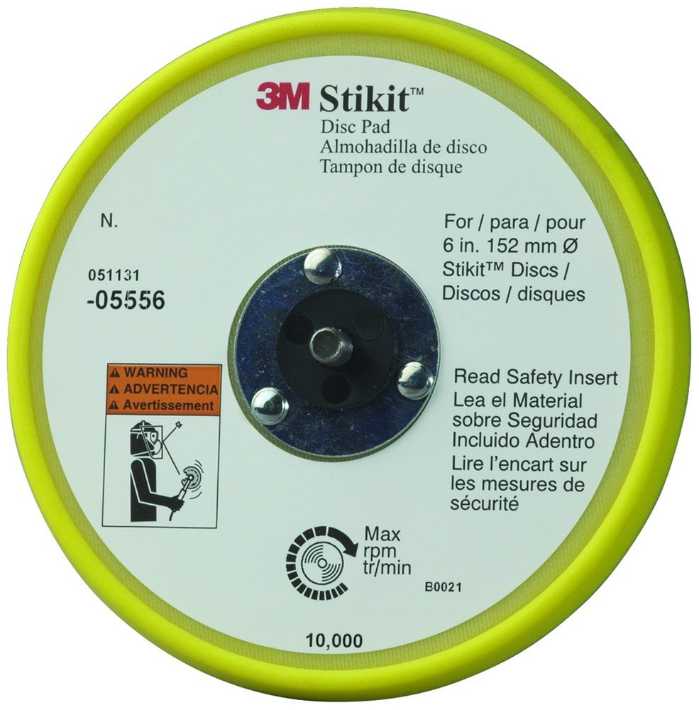 Cubitron II 3M Stikit Low Profile Disc Pad, 20454, 6 in x 3/8 in x 5/16-24 External, D/F