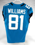 2022 Jacksonville Jaguars Seth Williams #81 Game Issued Jersey 40 146 - Unsigned NFL Game Used Jerseys