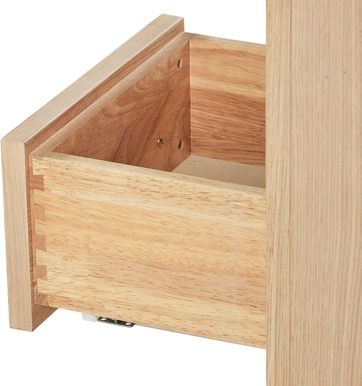 ARIEL Hepburn 60-inch Bathroom Vanity with Sink,Solid Wood, 1.5-inch Carbon Black Quartz Countertop, Single Rectangular Porcelain Sink, Soft Closing Doors, Dovetail Drawers, Oak