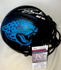 Tony Boselli signed Jacksonville Jaguars Full Size Eclipse Helmet W HOF JSA Witn - Autographed NFL Helmets