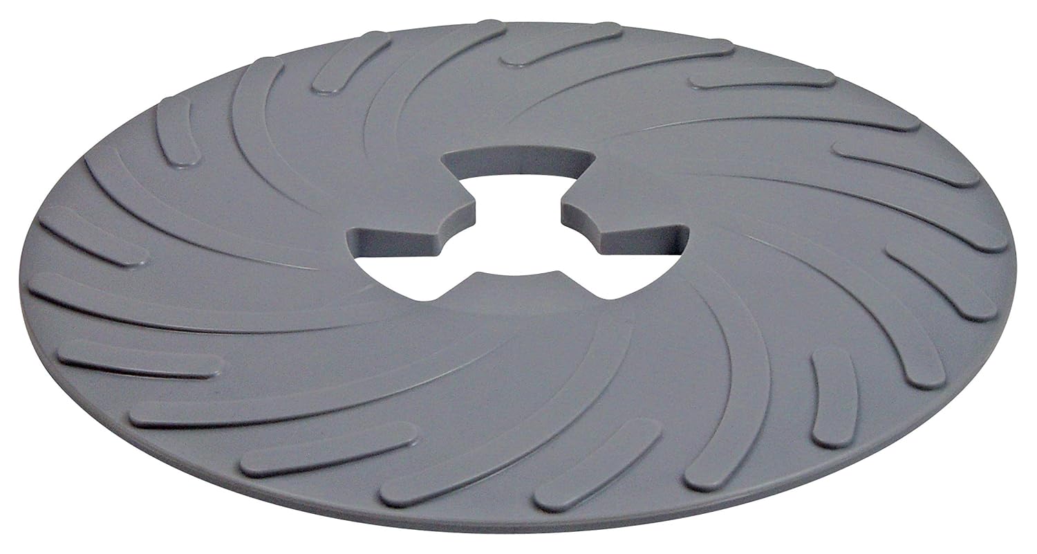 3M Disc Pad Face Plate 13325, 4-1/2 in Medium Gray, 10 per case
