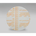 3M Hookit Microfinishing Film Disc 366L, 15 Mic, Type D, Orange, 6 in x NH, Die 600Z