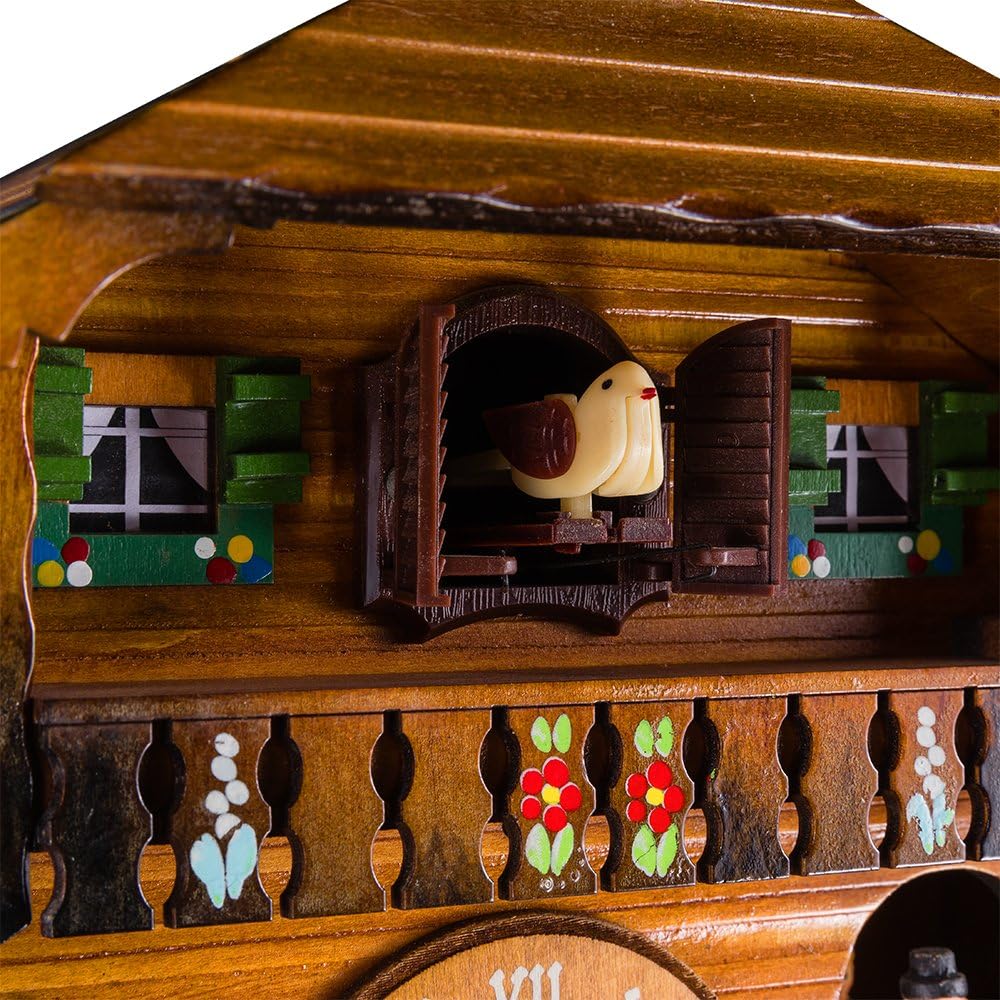 Kintrot Cuckoo Clock Pendulum Quartz Wall Clock Black Forest House Home Decor