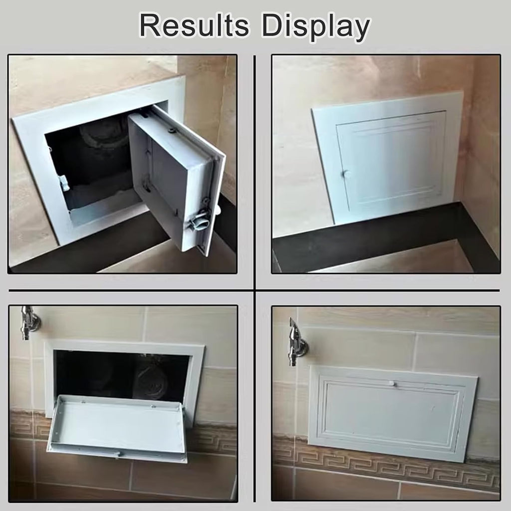 Electrical Access Panel for Drywall - Metal Cover for Plumbing & Wiring, Sizes 6x6 to 34x34in, Ideal for Breaker Box & Crawlspace Access (14x14in)