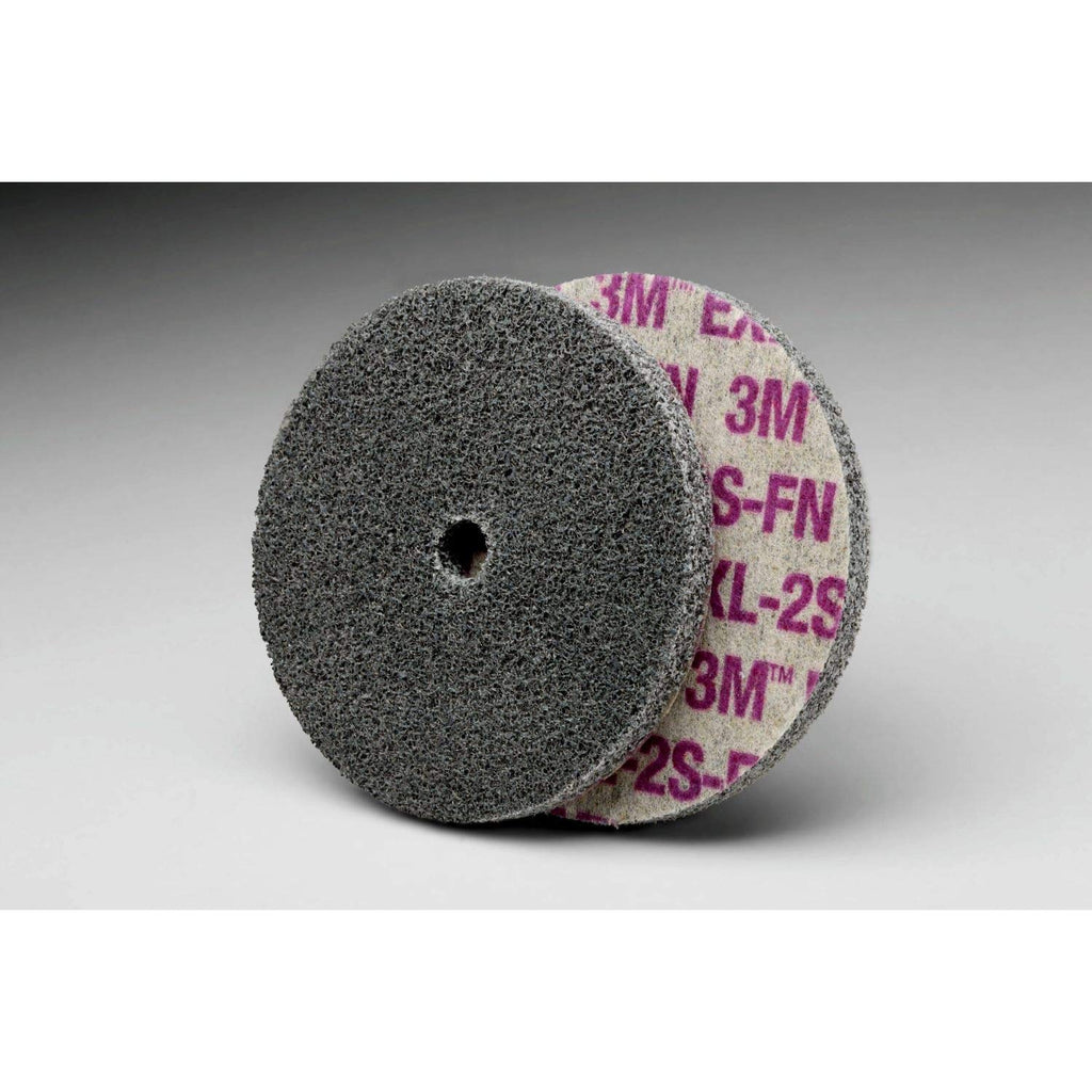 Cubitron II Scotch-Brite EXL Unitized Wheel, 6 in x 1/2 in x 1 in 2S FIN, 4 per case
