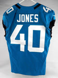2022 Jacksonville Jaguars Jamir Jones #40 Game Issued Jersey 42 313 - Unsigned NFL Game Used Jerseys