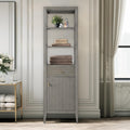 Vanity Art Vanity with Storage Cabinet & Shelves, Free-Standing Vanity with Soft-Closing Doors, Driftwood Gray, Golden Brushed Handware VA91-LC-DG-GB