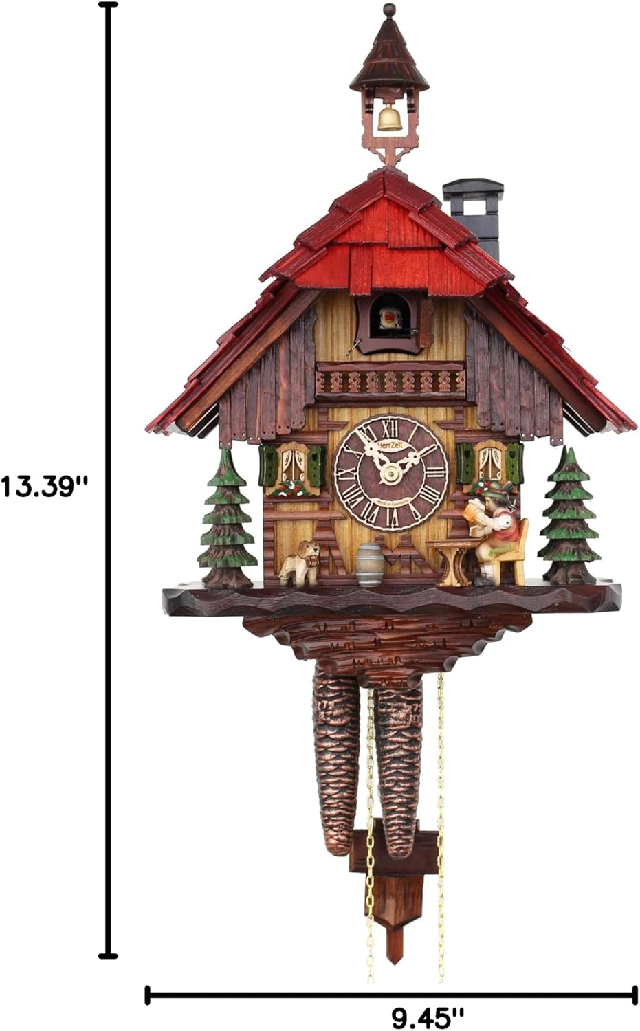 Cuckoo Clock - The Lucky Beer Drinker