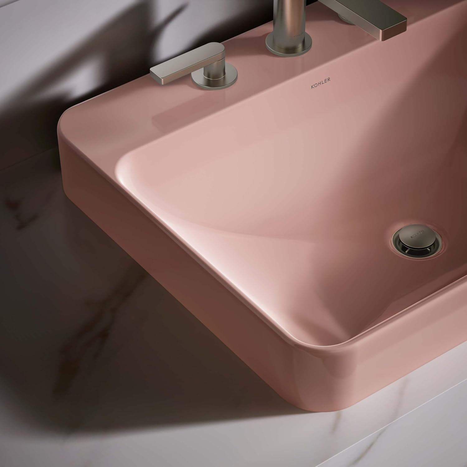 KOHLER Vox 23 in. Rectangular Drop-In Vessel Bathroom Sink