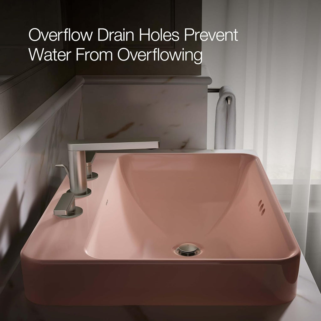 KOHLER Vox 23 in. Rectangular Drop-In Vessel Bathroom Sink