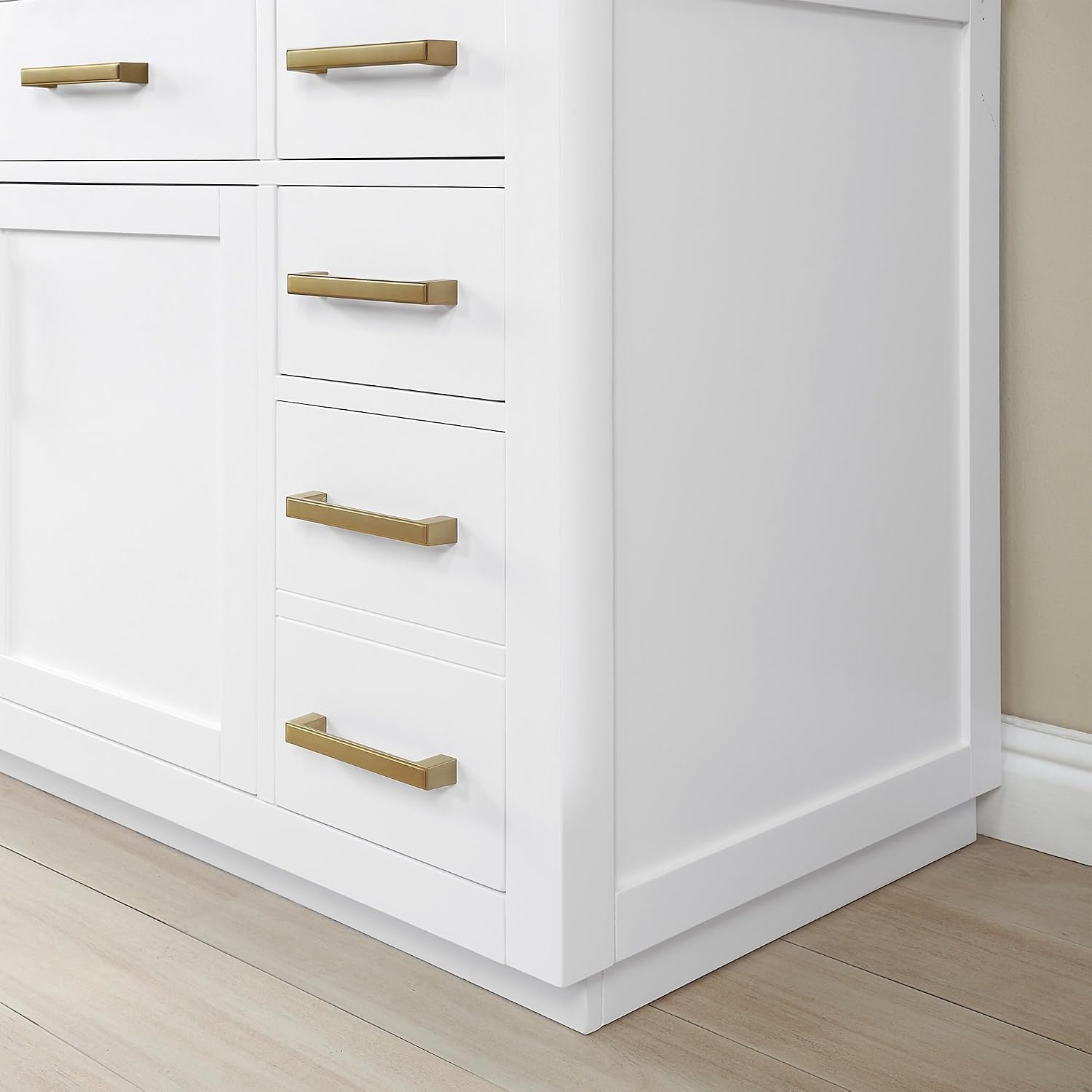 Altair Design Gavino 42' Wood Vanity in Light Brown with Composite Stone Top no Mirror
