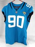 2022 Jacksonville Jaguars #90 Game Issued Jersey Np Rem 46 DP75020 - Unsigned NFL Game Used Jerseys