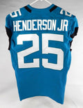2022 Jacksonville Jaguars Darrell Henderson JR #25 Game Issued Jersey 42 0 - Unsigned NFL Game Used Jerseys