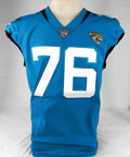 2022 Jacksonville Jaguars Will Richardson Jr #76 Game Issued Jersey 46 824 - Unsigned NFL Game Used Jerseys