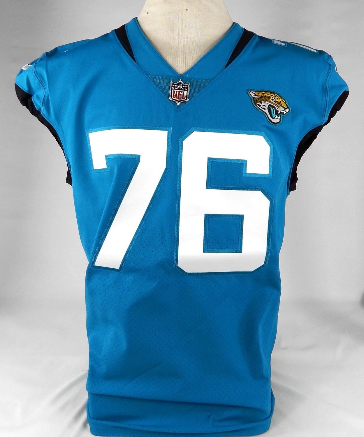 2022 Jacksonville Jaguars Will Richardson Jr #76 Game Issued Jersey 46 824 - Unsigned NFL Game Used Jerseys