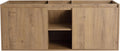 48 Inch Bathroom Vanity Without Sink Top,48' Floating Bathroom Vanity No Sink Top,Modern Floating Vanity Cabinet for Bathroom,Wall Mounted Plywood Vanity Cabinet,Brown