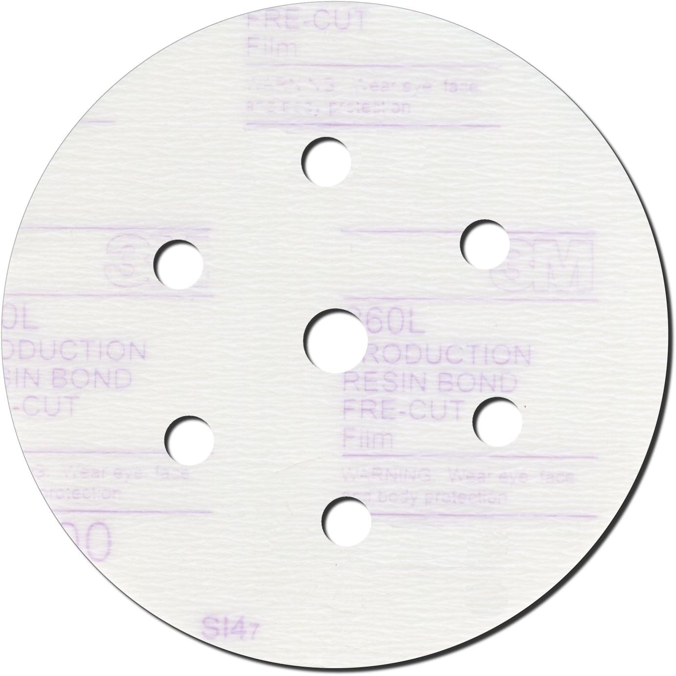 Hookit Finishing Film Disc Dust-Free, 6 in, 1500 grit, Film Backing, 01050