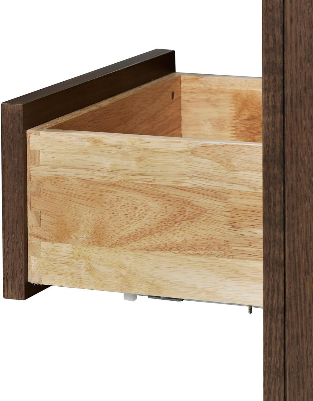 ARIEL Hepburn 60-inch Bathroom Vanity with Sink,Solid Wood, 1.5-inch Italian Carrara Marble Countertop, Single Rectangular Porcelain Sink, 2 Soft Closing Doors, 9 Dovetail Drawers, Brown Oak