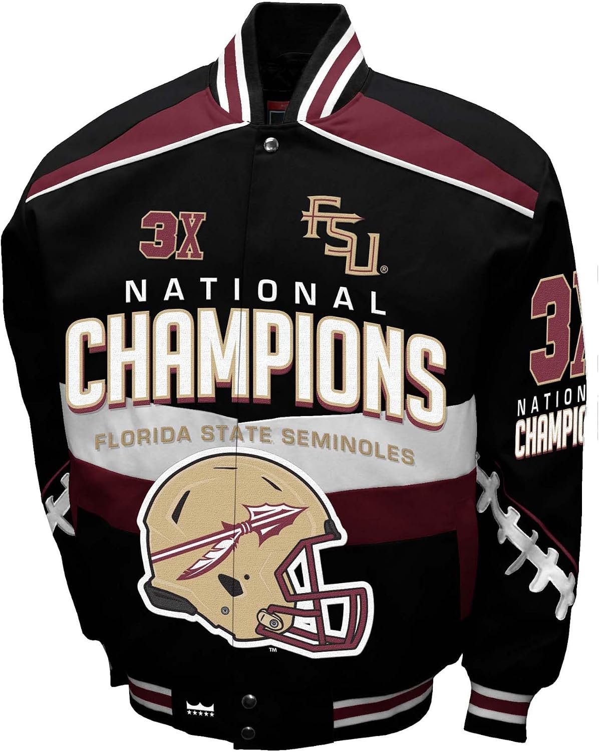 Franchise Club Mens College Commemorative Twill Cotton Jacket