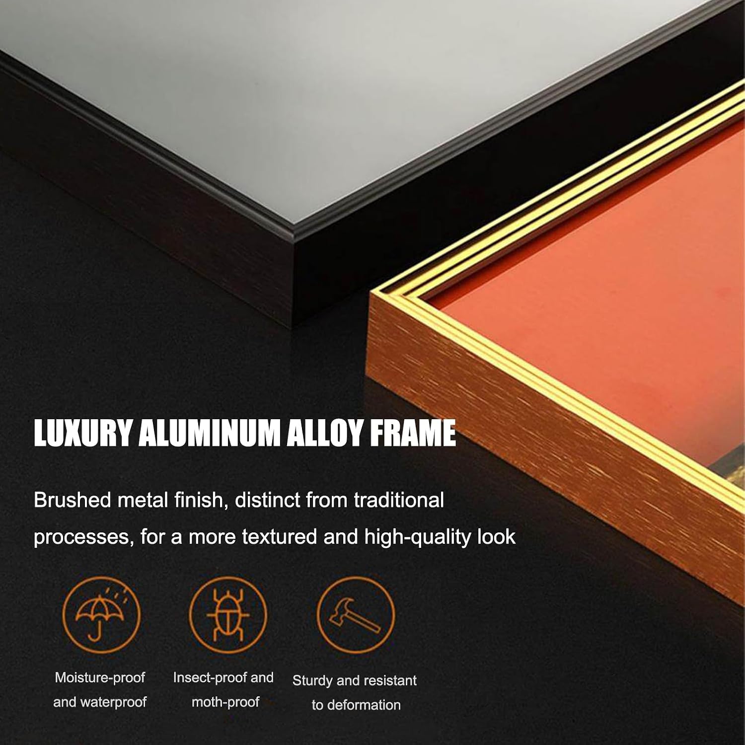 Wall Mounted Electrical Panel Cover, Decorative Aluminum Frame for Indoor/Outdoor Use, Ideal for Living Room and Office