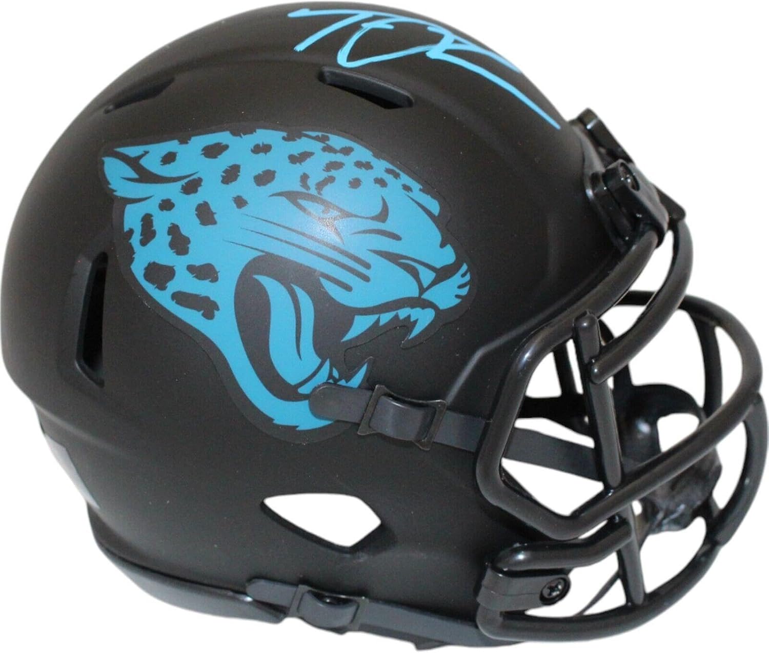 Trevor Lawrence Autographed Jacksonville Jaguars Eclipse Mini Helmet FAN 48005 - Autographed NFL Mini Helmets