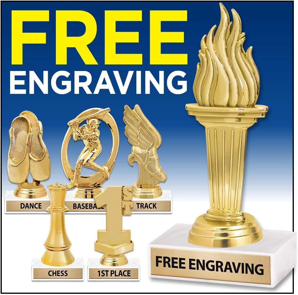Crown Awards Boys Soccer Trophy -5.25' Soccer Champion Trophies for Kids Prime