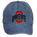 Tommery Unisex NCAA Ohio State Buckeyes Hip Hop Baseball Caps Navy