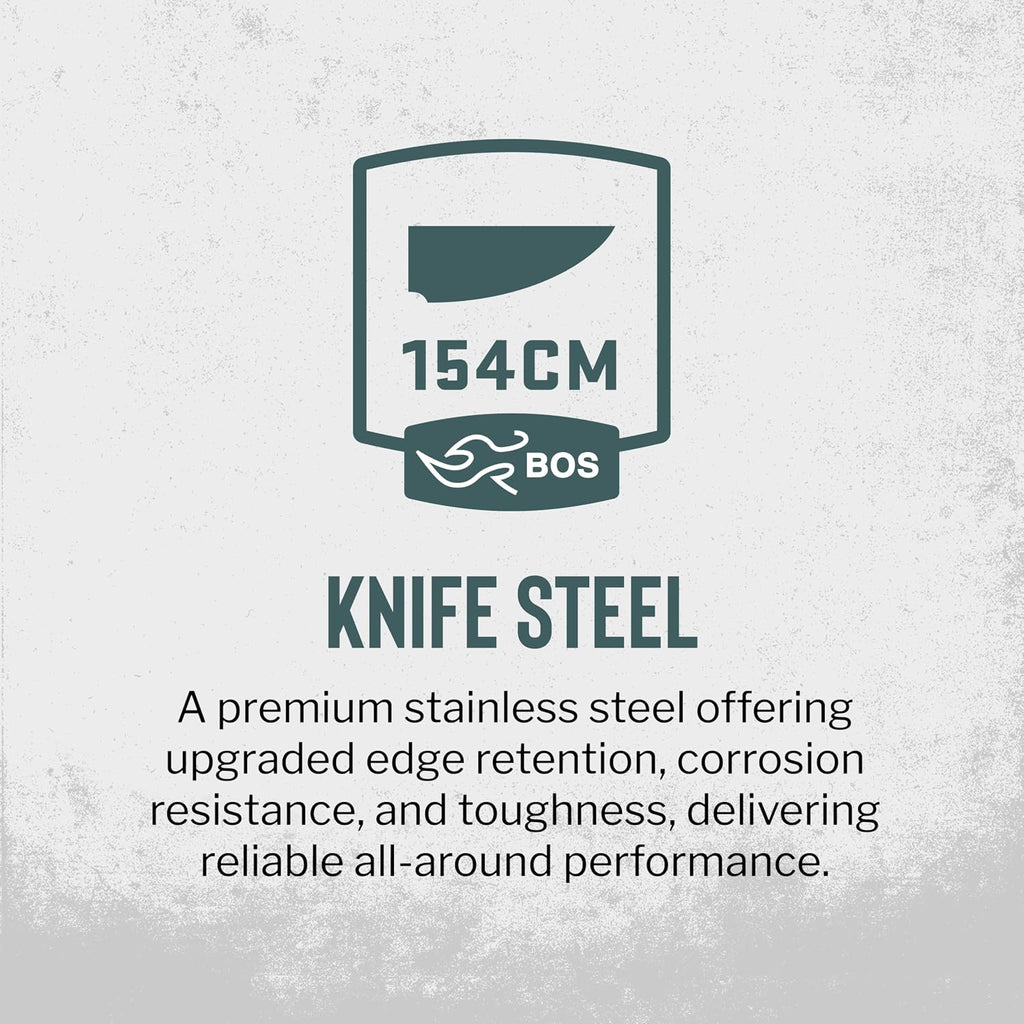 Buck Knives 790 Mini Range Pro Folding Pocket Knife, EDC Knife, 2-5/8' Drop Point Blade, 154CM Stainless Steel, Lightweight Glass-Filled Nylon Handle, Made in the USA, Black, 1.9 oz