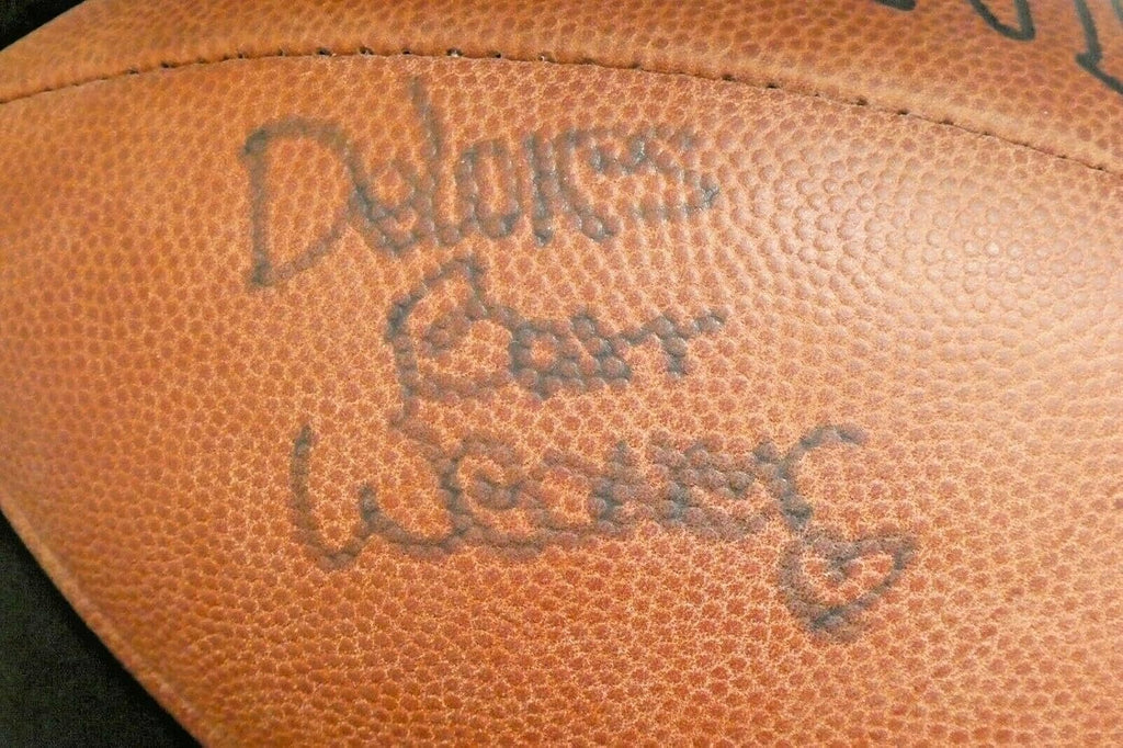 Jacksonville Jaguars First Owners Signed Game Ball Wayne Weaver & Wife Dolores - Autographed Footballs