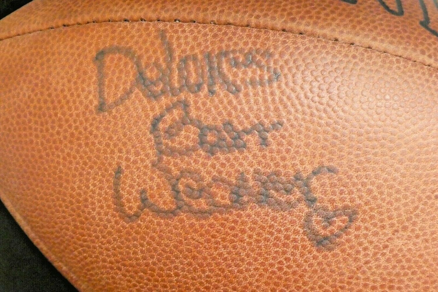 Jacksonville Jaguars First Owners Signed Game Ball Wayne Weaver & Wife Dolores - Autographed Footballs