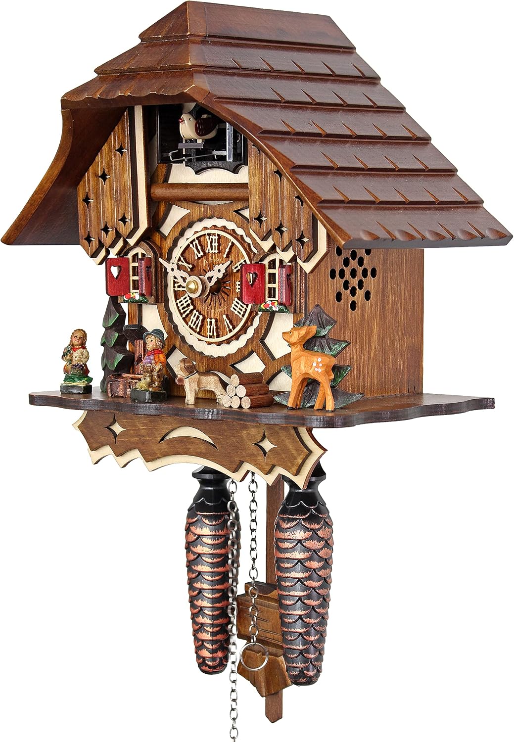 Quartz Cuckoo Clock - The Half-timbered House AH 20 QM
