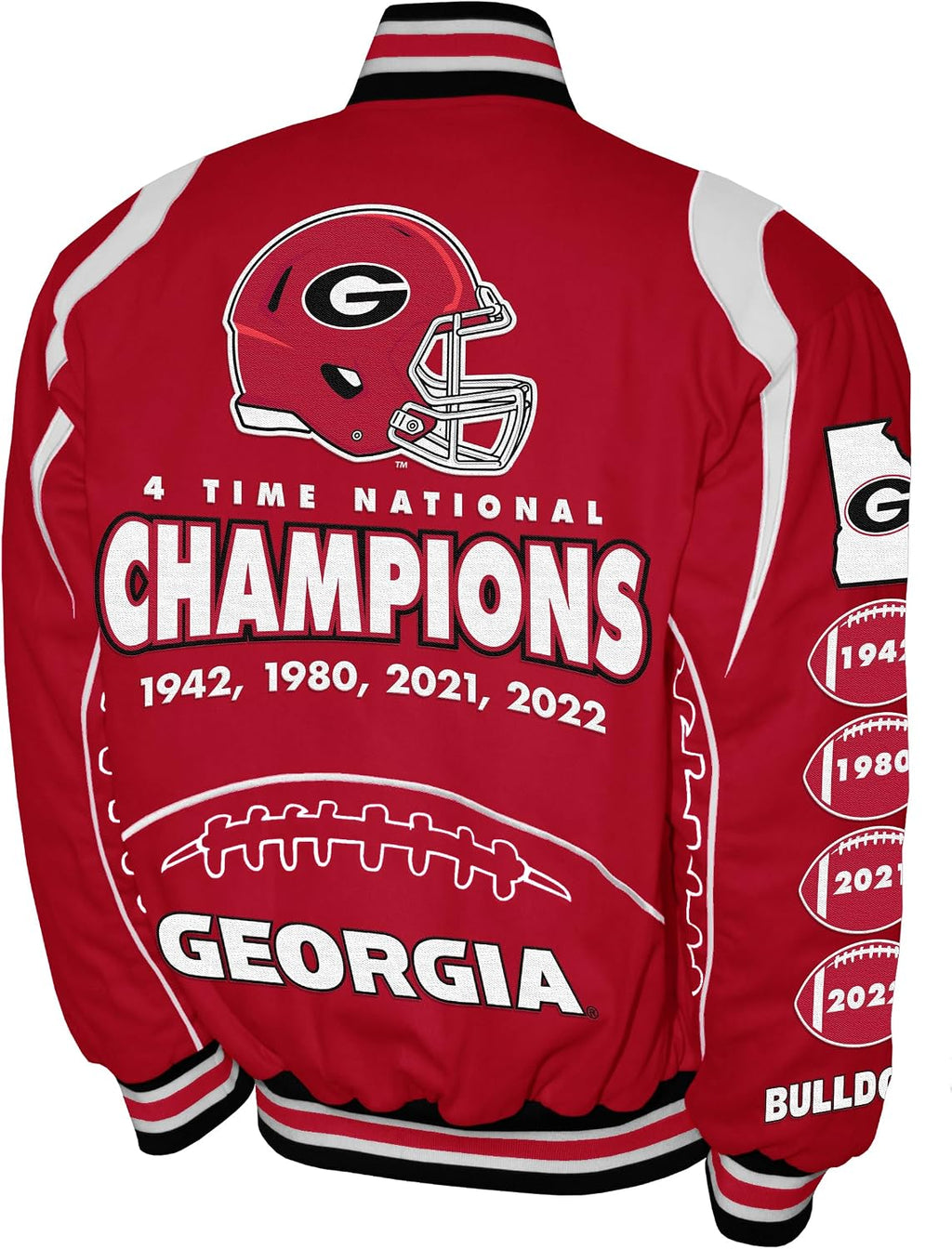 Franchise Club Mens College Commemorative Twill Cotton Jacket
