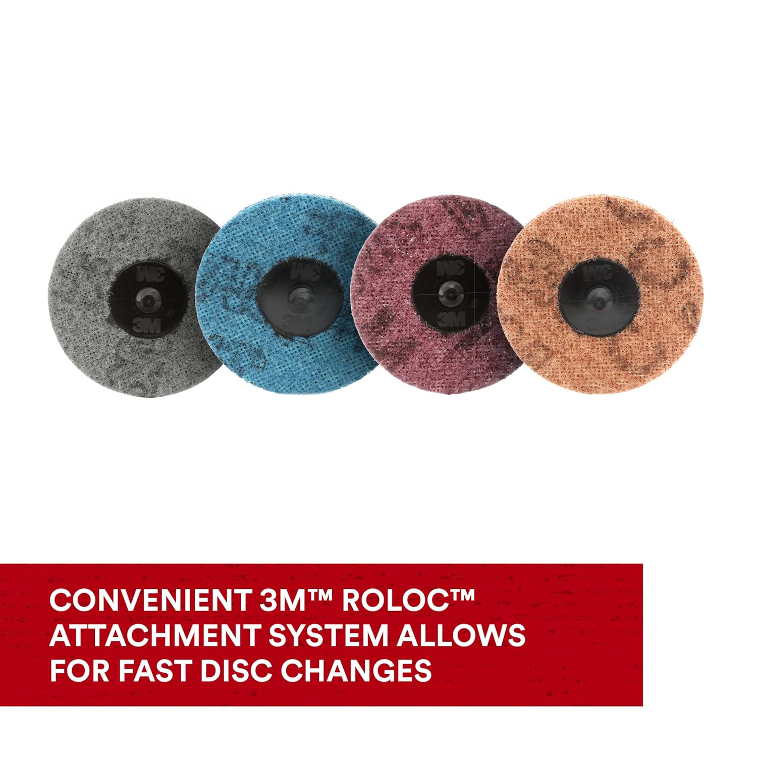 3M Scotch-Brite Roloc Surface Conditioning Disc, TR 07516, 2 in x NH S SFN, 25 per Carton (Pack of 4)