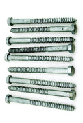 New Pack of (10) Galvanized Hex Head 5/8 x 8 Lag Bolts Wood Screws Multi-Purpose Comprehensive Hardware Fastener Assortment Kit MoPNEM03335
