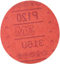 3M 01300 Hookit Red 5' P120 Grit Abrasive Disc (Pack of 6)