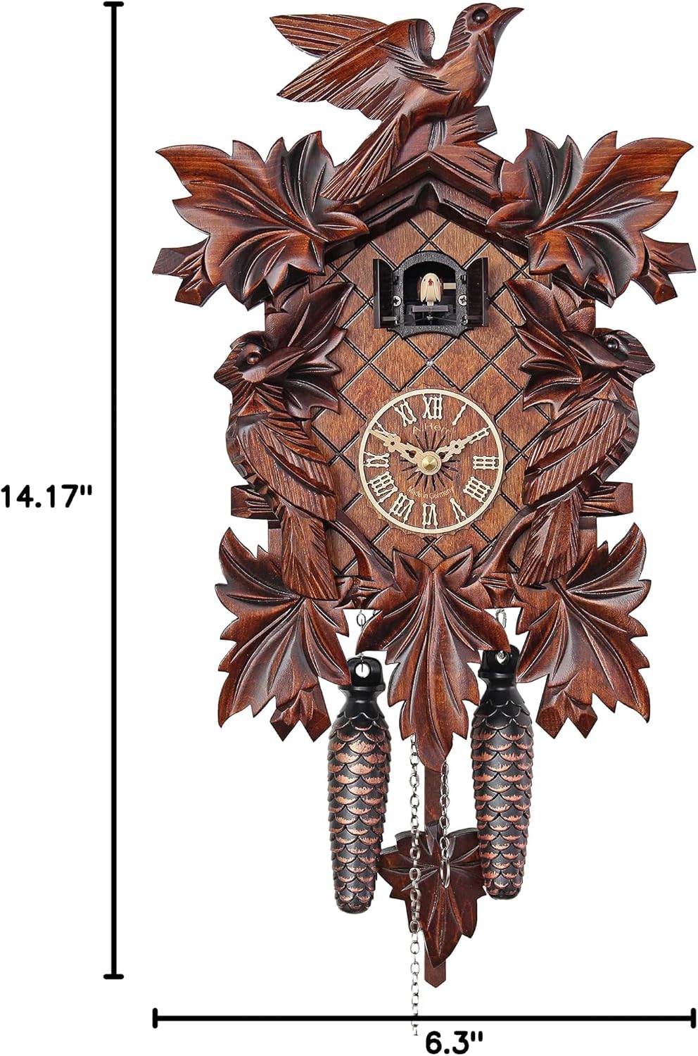 Quartz Cuckoo Clock - The Cuckoo Bird Family AH 32/1 QM